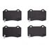 1552-1053-00 by DYNAMIC FRICTION COMPANY - 5000 Advanced Brake Pads - Ceramic