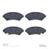 1311-0699-00 by DYNAMIC FRICTION COMPANY - 3000 Semi-Metallic Brake Pads