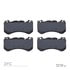 1552-1291-00 by DYNAMIC FRICTION COMPANY - 5000 Advanced Brake Pads - Low Metallic