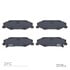 1311-0732-00 by DYNAMIC FRICTION COMPANY - 3000 Semi-Metallic Brake Pads