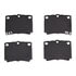 1311-0733-00 by DYNAMIC FRICTION COMPANY - 3000 Semi-Metallic Brake Pads