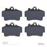 1311-0737-00 by DYNAMIC FRICTION COMPANY - 3000 Semi-Metallic Brake Pads