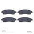 1311-0757-00 by DYNAMIC FRICTION COMPANY - 3000 Semi-Metallic Brake Pads