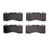 1552-1792-00 by DYNAMIC FRICTION COMPANY - 5000 Advanced Brake Pads - Low Metallic