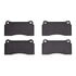 1311-0810-00 by DYNAMIC FRICTION COMPANY - 3000 Semi-Metallic Brake Pads