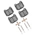 1115-0961-01 by DYNAMIC FRICTION COMPANY - Active Perform Pads and Hardware Kit