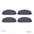 1311-0827-00 by DYNAMIC FRICTION COMPANY - 3000 Semi-Metallic Brake Pads