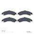 1311-0834-00 by DYNAMIC FRICTION COMPANY - 3000 Semi-Metallic Brake Pads