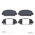 1552-2036-00 by DYNAMIC FRICTION COMPANY - DFC 5000 Advanced Brake Pads - Ceramic