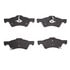 1311-0857-00 by DYNAMIC FRICTION COMPANY - 3000 Semi-Metallic Brake Pads