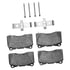 1115-1001-07 by DYNAMIC FRICTION COMPANY - Active Perform Pads and Hardware Kit