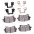 1115-1018-01 by DYNAMIC FRICTION COMPANY - Active Perform Pads and Hardware Kit