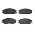 1311-0903-00 by DYNAMIC FRICTION COMPANY - 3000 Semi-Metallic Brake Pads