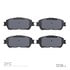 1311-0906-10 by DYNAMIC FRICTION COMPANY - 3000 Semi-Metallic Brake Pads