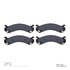 1311-0909-00 by DYNAMIC FRICTION COMPANY - 3000 Semi-Metallic Brake Pads