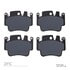 1311-0917-00 by DYNAMIC FRICTION COMPANY - 3000 Semi-Metallic Brake Pads
