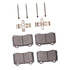 1115-1053-01 by DYNAMIC FRICTION COMPANY - Active Perform Pads and Hardware Kit