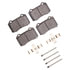 1115-1053-02 by DYNAMIC FRICTION COMPANY - Active Perform Pads and Hardware Kit