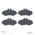 1311-0928-00 by DYNAMIC FRICTION COMPANY - 3000 Semi-Metallic Brake Pads