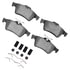 1115-1095-01 by DYNAMIC FRICTION COMPANY - Active Perform Pads and Hardware Kit