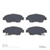 1311-0948-00 by DYNAMIC FRICTION COMPANY - 3000 Semi-Metallic Brake Pads