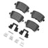 1115-1108-01 by DYNAMIC FRICTION COMPANY - Active Perform Pads and Hardware Kit