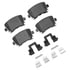 1115-1108-01 by DYNAMIC FRICTION COMPANY - Active Perform Pads and Hardware Kit