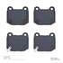 1311-0961-00 by DYNAMIC FRICTION COMPANY - 3000 Semi-Metallic Brake Pads