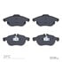 1311-0972-00 by DYNAMIC FRICTION COMPANY - 3000 Semi-Metallic Brake Pads