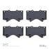 1400-1303-00 by DYNAMIC FRICTION COMPANY - DFC Ulitmate Duty Performance Brake Pads