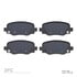 1400-1734-00 by DYNAMIC FRICTION COMPANY - DFC Ulitmate Duty Performance Brake Pads