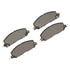 1214-2229-00 by DYNAMIC FRICTION COMPANY - Heavy Duty Pads - Semi Metallic