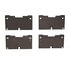 1400-2173-00 by DYNAMIC FRICTION COMPANY - DFC Ulitmate Duty Performance Brake Pads