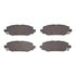 1400-2186-00 by DYNAMIC FRICTION COMPANY - DFC Ulitmate Duty Performance Brake Pads