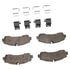 1214-2281-01 by DYNAMIC FRICTION COMPANY - Heavy Duty Pads and Hardware Kit