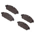 1214-2301-00 by DYNAMIC FRICTION COMPANY - Heavy Duty Pads - Semi Metallic