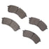 1214-2388-00 by DYNAMIC FRICTION COMPANY - Disc Brake Pad Set - Heavy Duty Pads, Semi Metallic