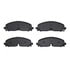 1400-2371-00 by DYNAMIC FRICTION COMPANY - Ultimate Duty Performance Brake Pads