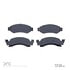 1551-0050-00 by DYNAMIC FRICTION COMPANY - 5000 Advanced Brake Pads - Semi Metallic