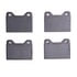 1551-0108-00 by DYNAMIC FRICTION COMPANY - 5000 Advanced Brake Pads - Low Metallic