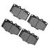 1310-0137-00 by DYNAMIC FRICTION COMPANY - 3000 Ceramic Brake Pads