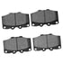 1310-0137-00 by DYNAMIC FRICTION COMPANY - 3000 Ceramic Brake Pads