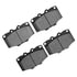 1310-0137-00 by DYNAMIC FRICTION COMPANY - 3000 Ceramic Brake Pads