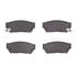 1551-0276-00 by DYNAMIC FRICTION COMPANY - 5000 Advanced Brake Pads - Semi Metallic