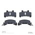 1551-0289-00 by DYNAMIC FRICTION COMPANY - 5000 Advanced Brake Pads - Semi Metallic