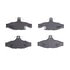 1551-0295-00 by DYNAMIC FRICTION COMPANY - 5000 Advanced Brake Pads - Semi Metallic