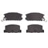 1551-0309-00 by DYNAMIC FRICTION COMPANY - 5000 Advanced Brake Pads - Ceramic