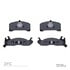 1551-0310-00 by DYNAMIC FRICTION COMPANY - 5000 Advanced Brake Pads - Semi Metallic