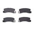 1551-0325-00 by DYNAMIC FRICTION COMPANY - 5000 Advanced Brake Pads - Ceramic