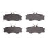 1551-0338-00 by DYNAMIC FRICTION COMPANY - 5000 Advanced Brake Pads - Semi Metallic
